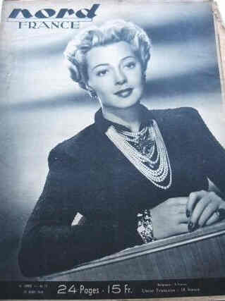 NORD FRANCE magazine side cover 26 March 1949