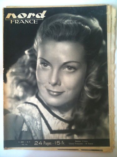 NORD FRANCE magazine side cover 7 May 1949