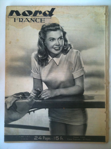NORD FRANCE magazine side cover 11 June 1949