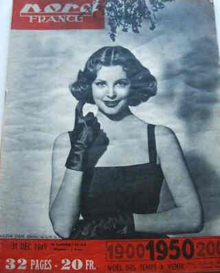NORD FRANCE magazine side cover 31 December 1949