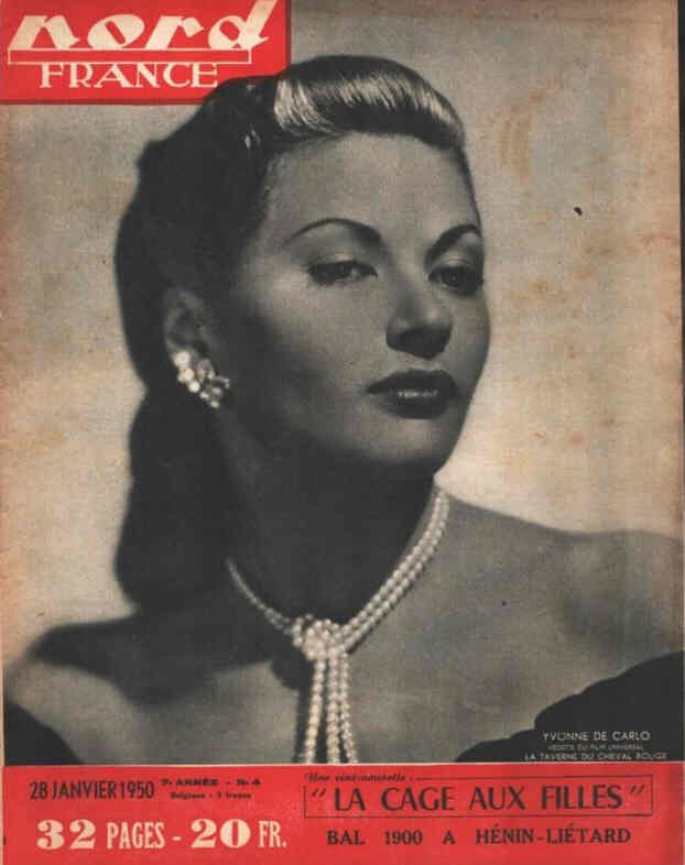 NORD FRANCE magazine side cover 28 January 1950