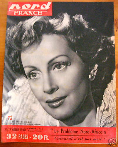 NORD FRANCE magazine side cover 25 February 1950