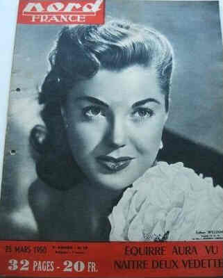 NORD FRANCE magazine side cover 25 March 1950