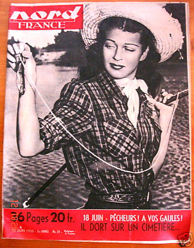 NORD FRANCE magazine side cover 17 June 1950