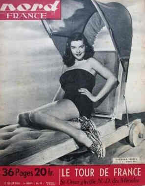 NORD FRANCE magazine side cover 22 July 1950