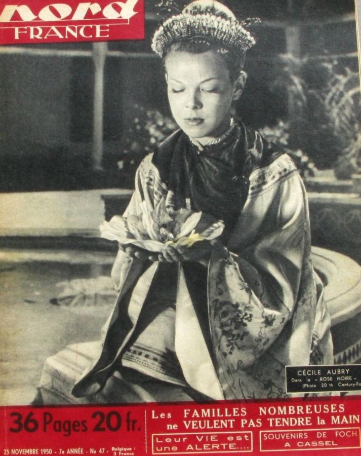 NORD FRANCE magazine side cover 25 November 1950
