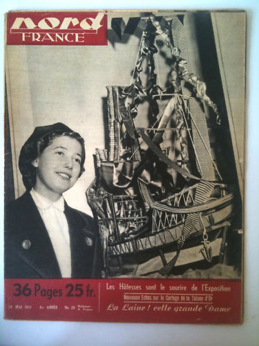 NORD FRANCE magazine side cover 19 May 1951