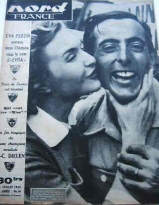 NORD FRANCE magazine side cover 26 July 1952