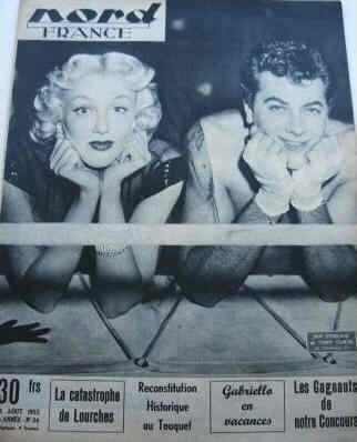 NORD FRANCE magazine side cover 23 August 1952