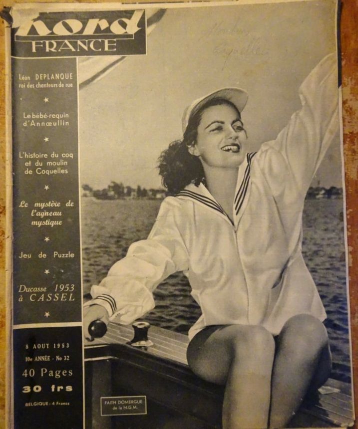 NORD FRANCE magazine side cover 8 August 1953