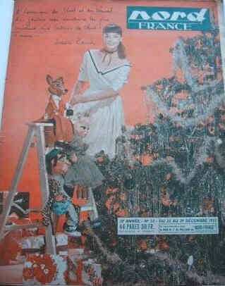 NORD FRANCE magazine side cover 22 December 1953