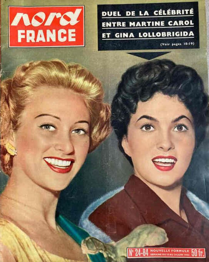 NORD FRANCE magazine side cover 18 June 1954