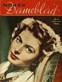NORSK DAMEBLAD magazine side cover Issue 3 January 1947