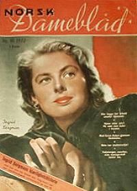 NORSK DAMEBLAD magazine side cover Issue 10 March 1952