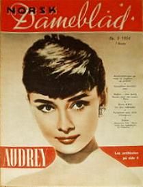 NORSK DAMEBLAD magazine side cover Issue 5 February 1954
