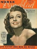 NORSK DAMEBLAD magazine side cover Issue 3 19 January 1957