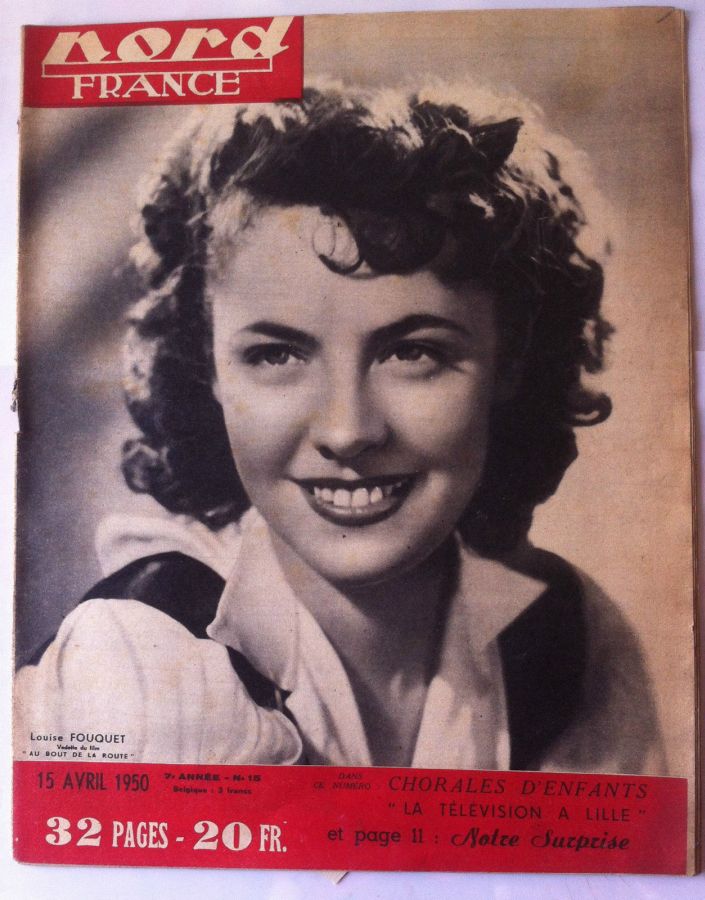 NORD FRANCE magazine side cover Issue 15 15 April 1950