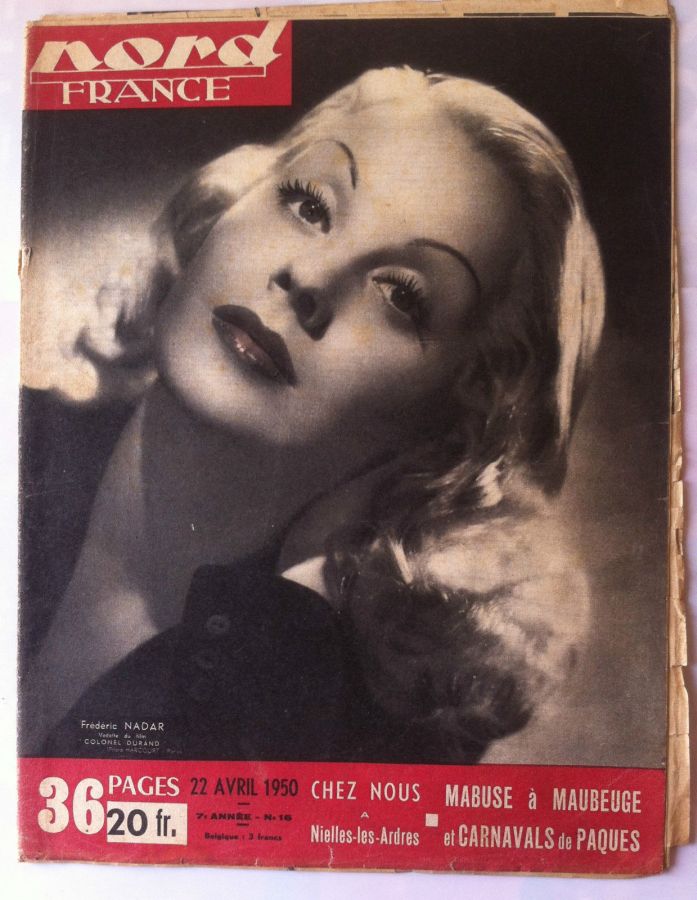 NORD FRANCE magazine side cover Issue 16 22 April 1950