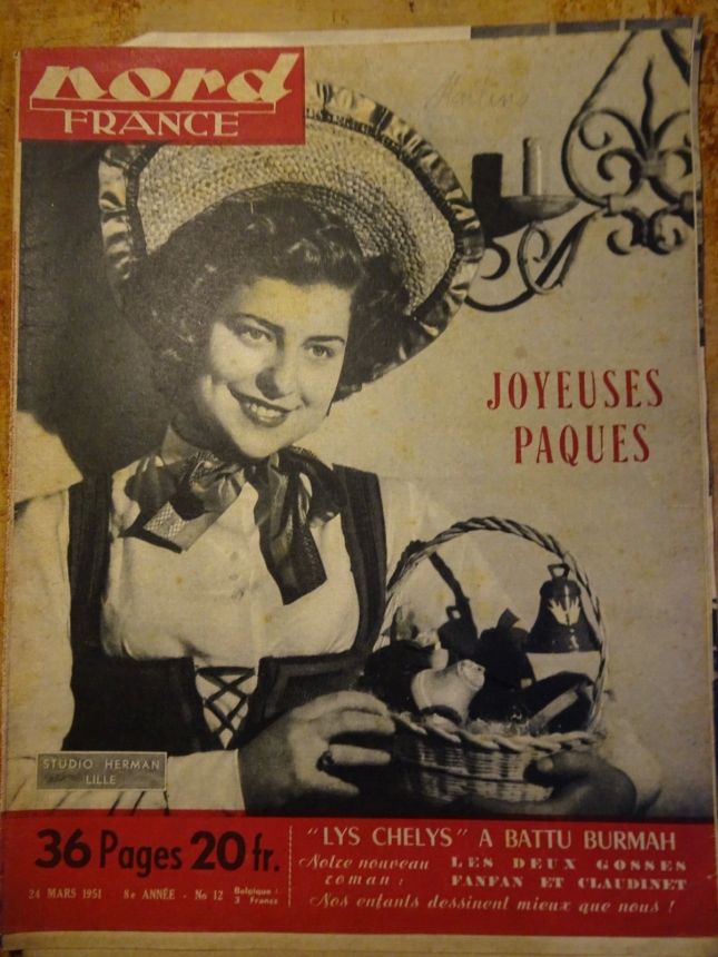NORD FRANCE magazine side cover Issue 12 24 March 1951