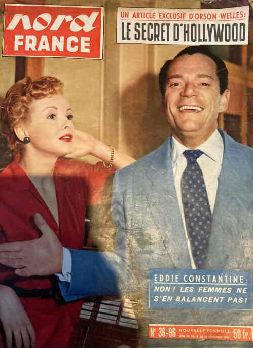 NORD FRANCE magazine side cover Issue 96 10 September 1954
