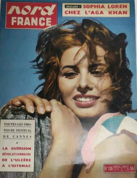 NORD FRANCE magazine side cover Issue 130 12 May 1955