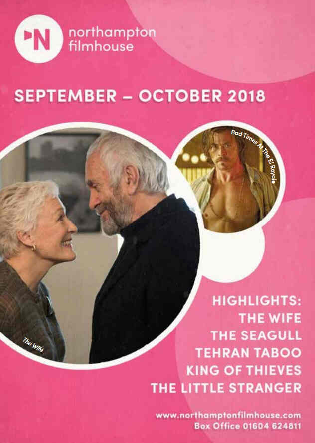 NORTHAMPTON FILMHOUSE magazine side cover  September/October 2018