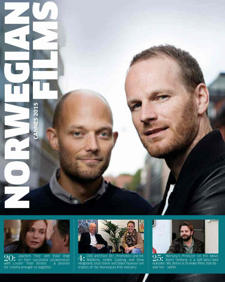 NORWEGIAN FILMS magazine side cover Issue 1  2015