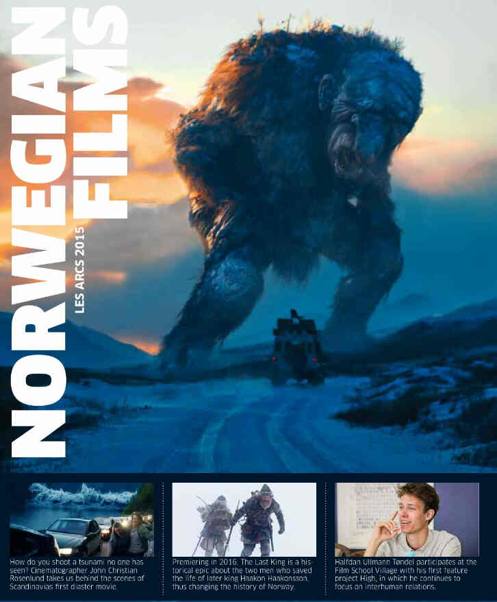 NORWEGIAN FILMS magazine side cover Issue 4  2015