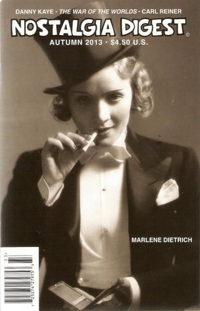 NOSTALGIA DIGEST magazine side cover Autumn 2013