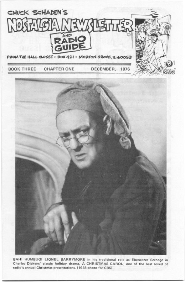NOSTALGIA DIGEST magazine side cover December 1976