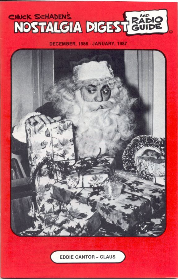 NOSTALGIA DIGEST magazine side cover December 1986-January 1987 