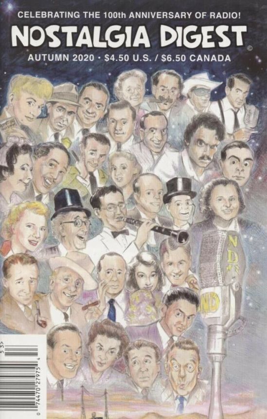 NOSTALGIA DIGEST magazine side cover Autumn 2020