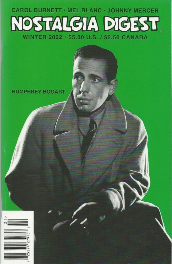 NOSTALGIA DIGEST magazine side cover Winter 2022