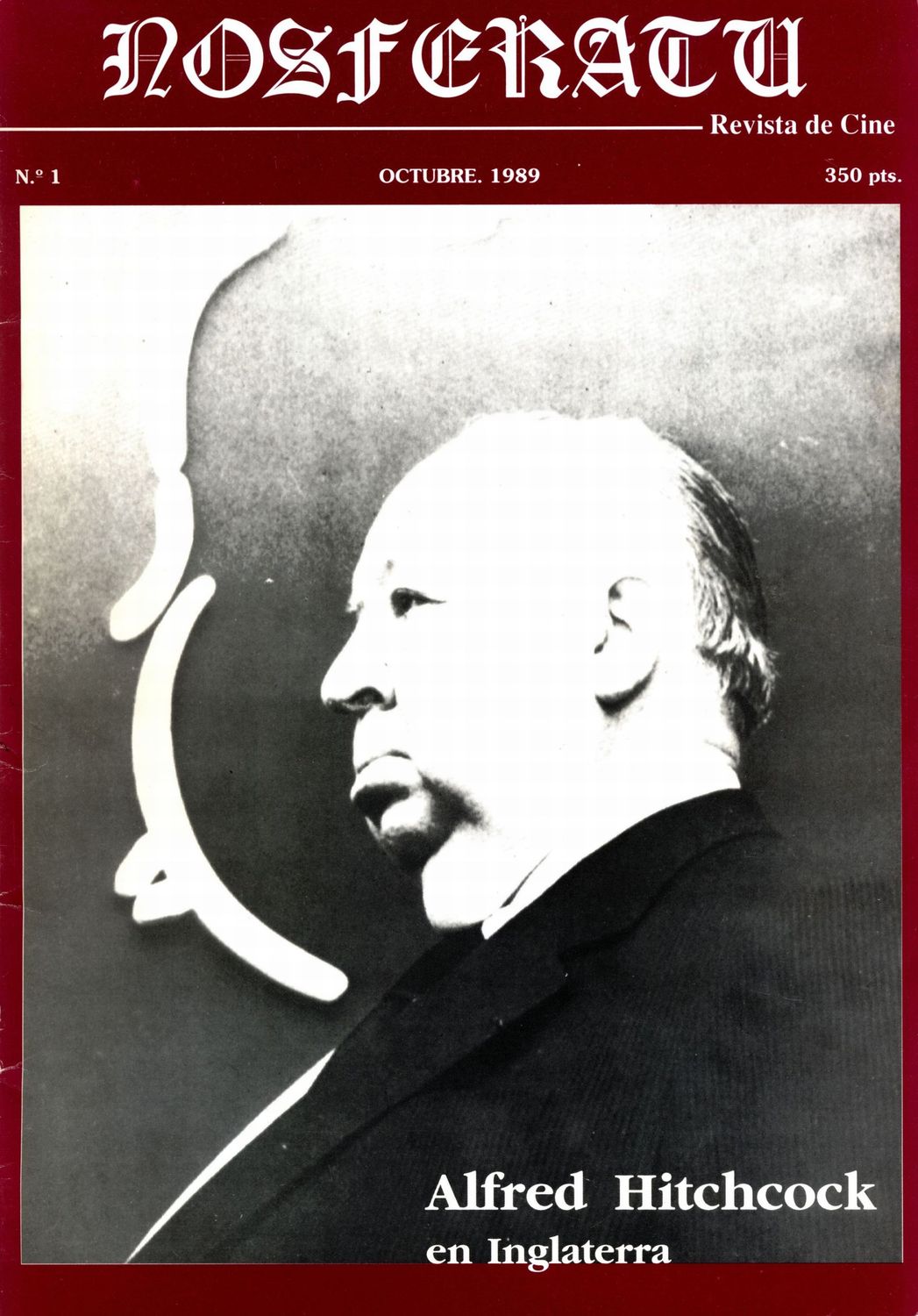 NOSFERATU magazine side cover Issue 1 October 1989