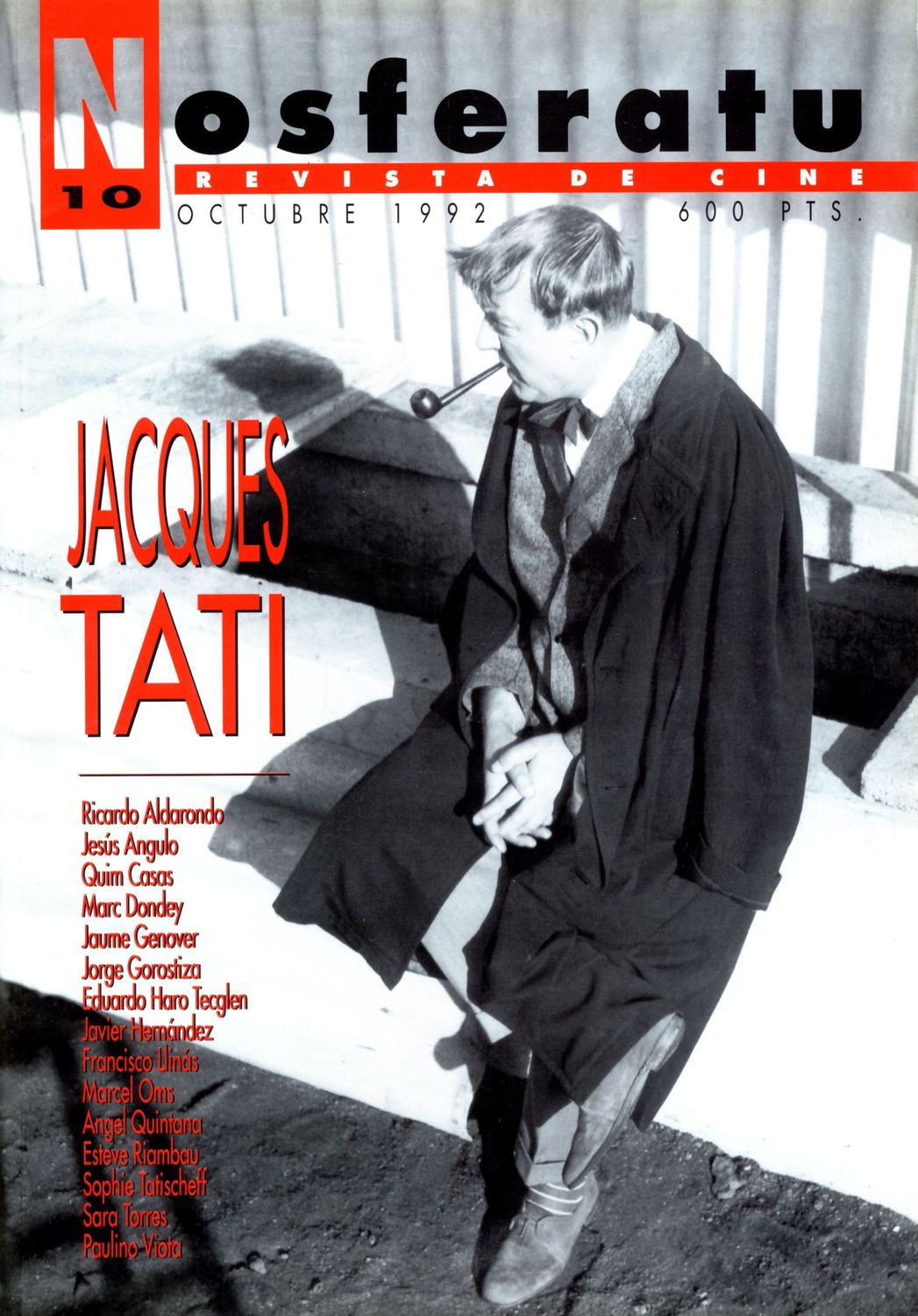 NOSFERATU magazine side cover Issue 10 October 1992
