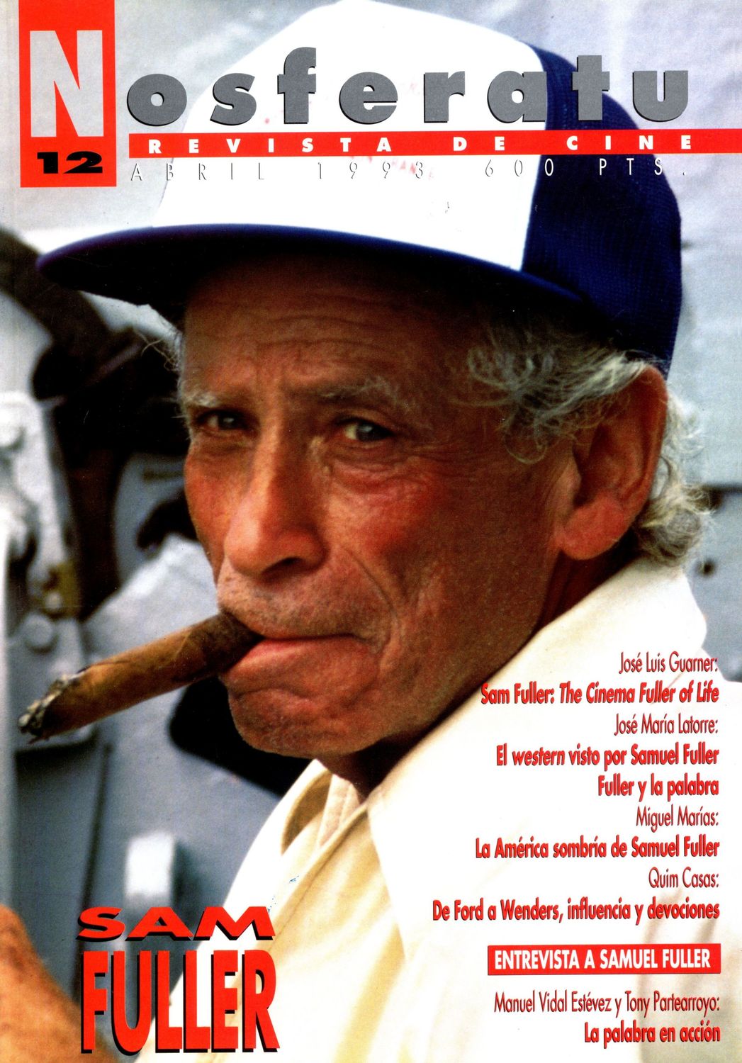 NOSFERATU magazine side cover Issue 12 April 1993