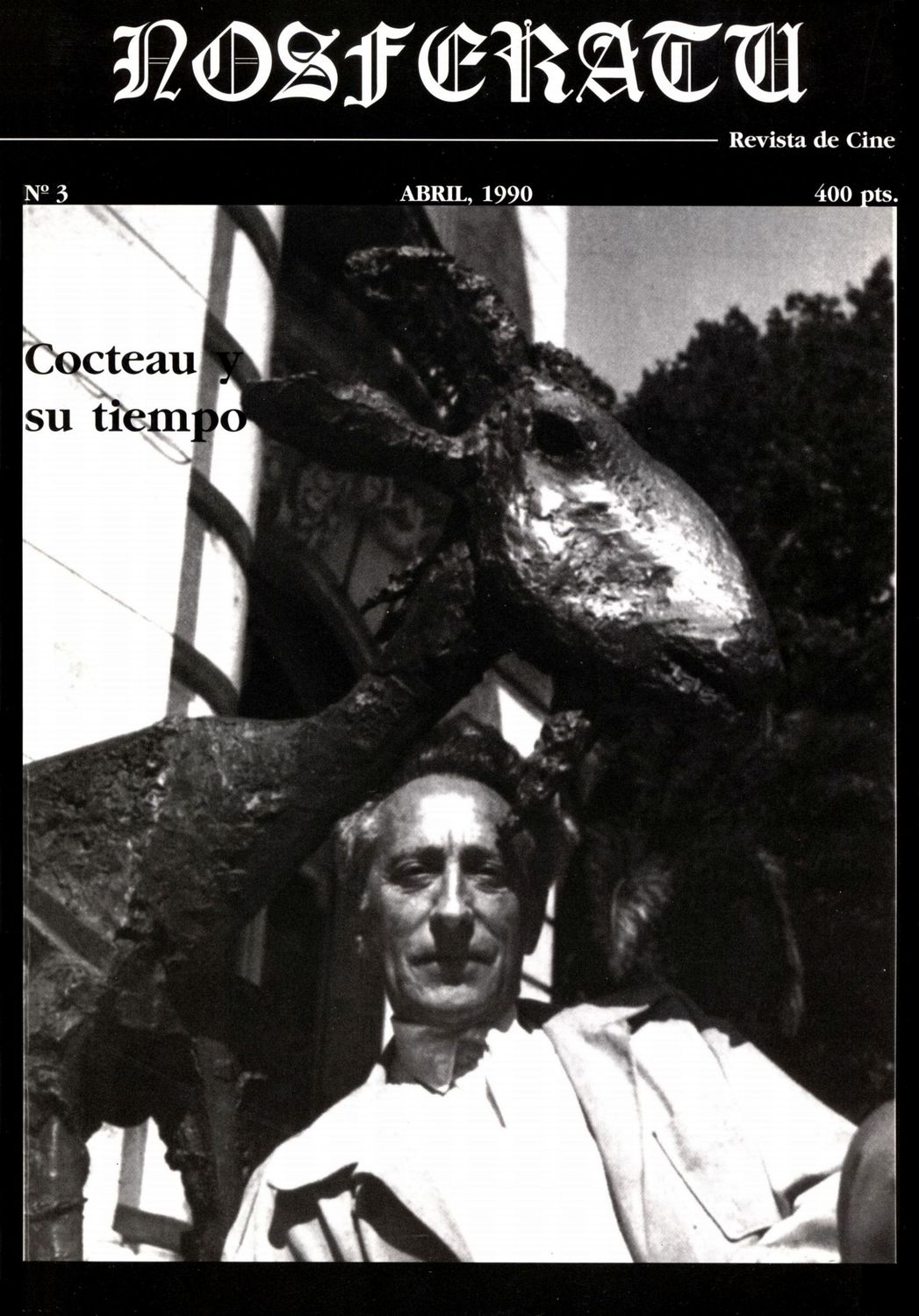 NOSFERATU magazine side cover Issue 3 April 1990