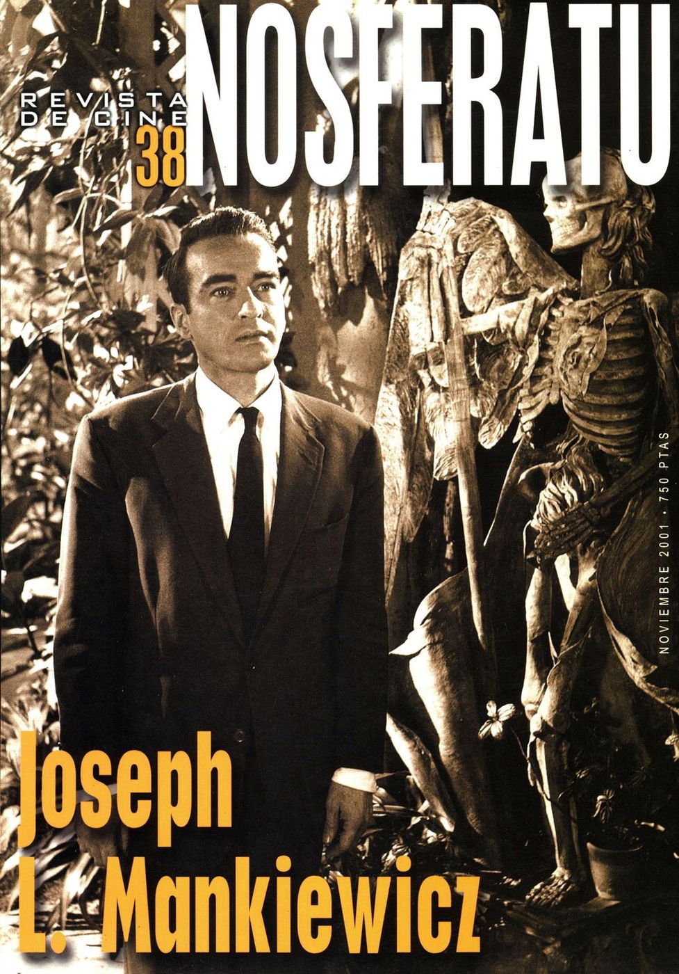 NOSFERATU magazine side cover Issue 38 November 2001