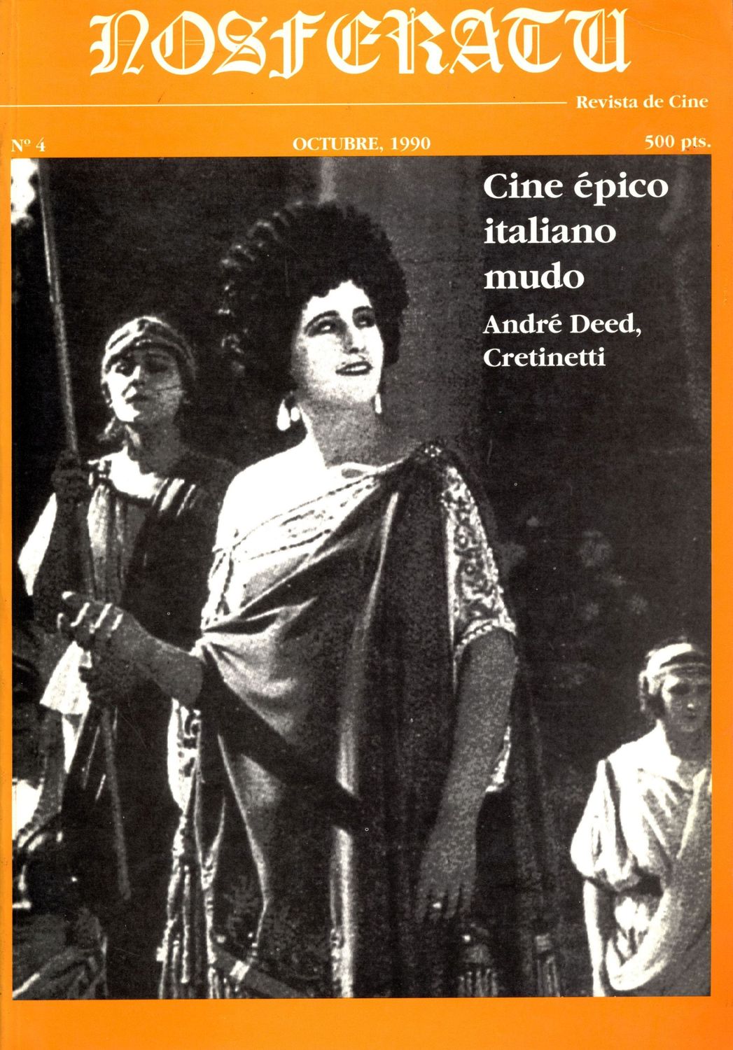 NOSFERATU magazine side cover Issue 4 October 1990