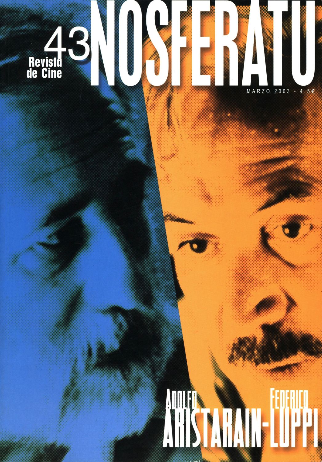NOSFERATU magazine side cover Issue 43 March 2003