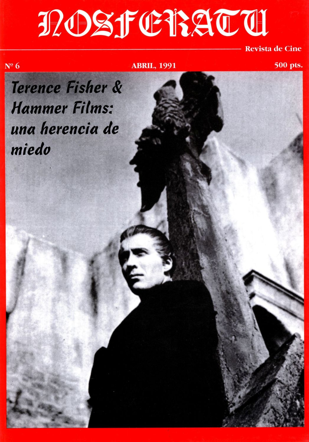 NOSFERATU magazine side cover Issue 6 April 1991