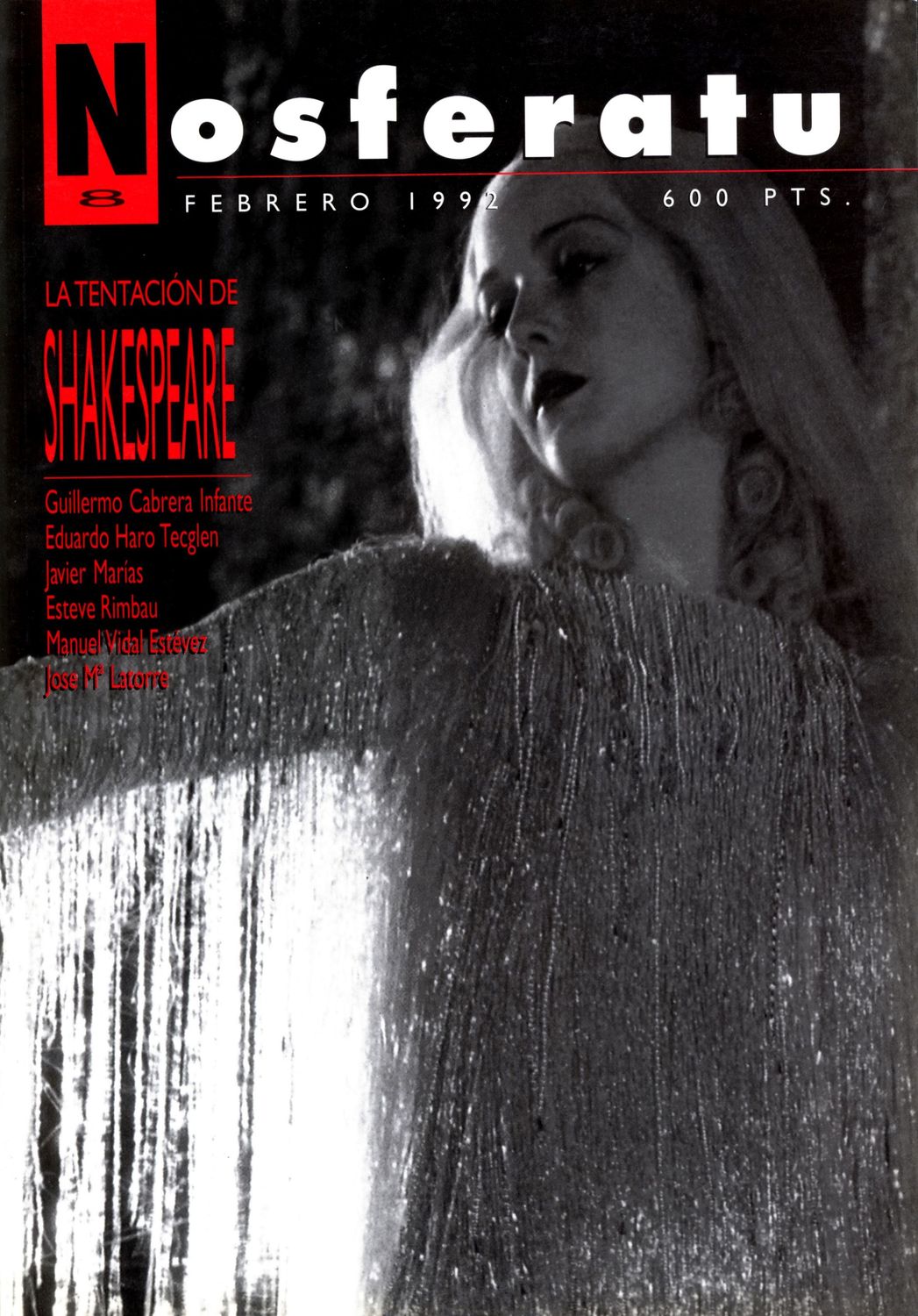 NOSFERATU magazine side cover Issue 8 February 1992