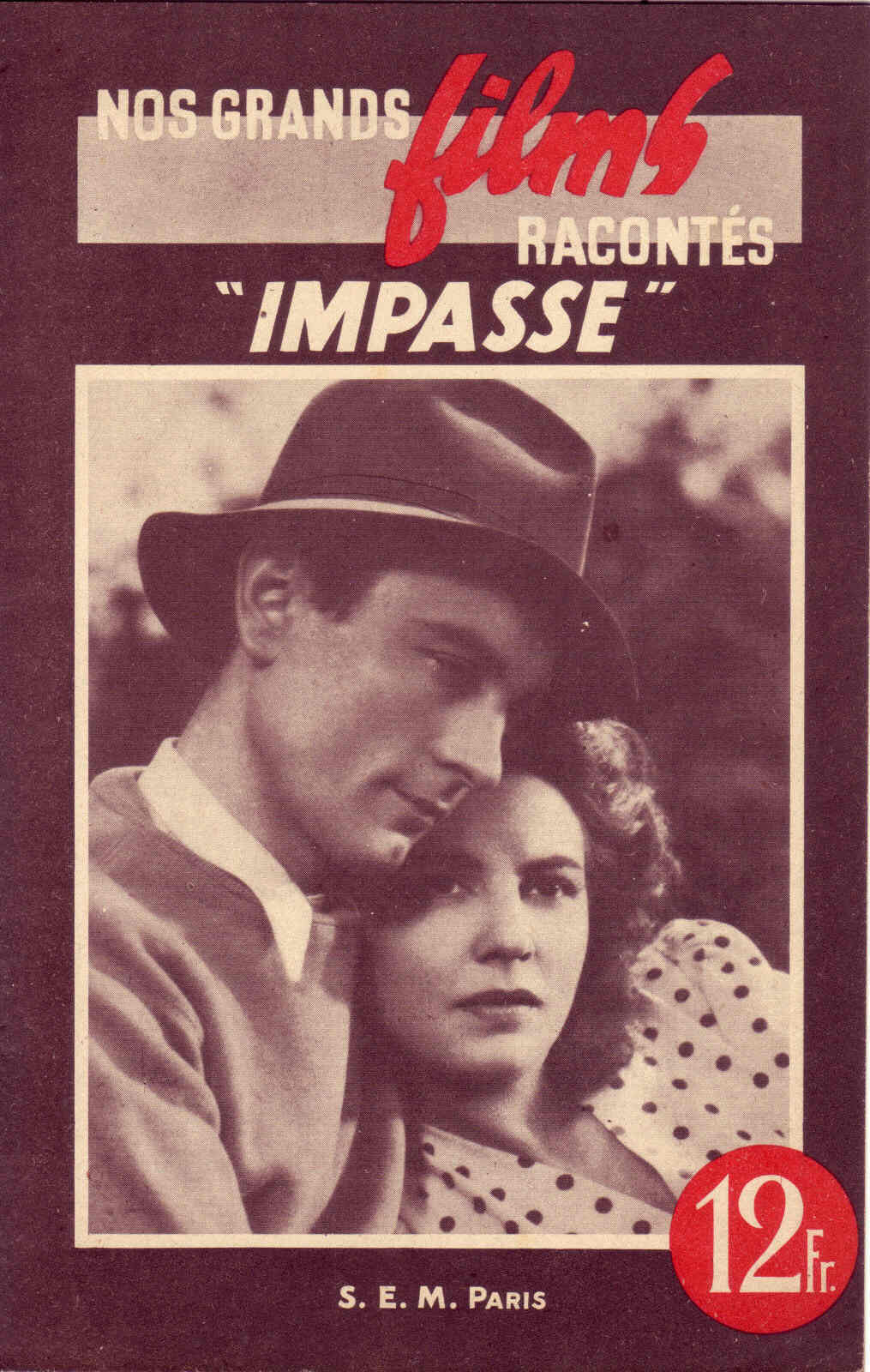 NOS GRANDS FILMS RACONTES magazine side cover Issue 24  