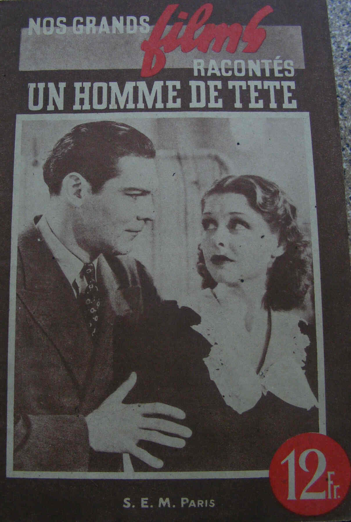 NOS GRANDS FILMS RACONTES magazine side cover Issue 53  