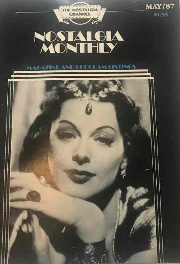 NOSTALGIA MONTHLY (CHANNEL) magazine side cover Issue 14  May 1987