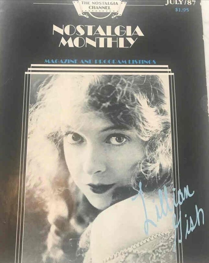 NOSTALGIA MONTHLY (CHANNEL) magazine side cover  July 1987