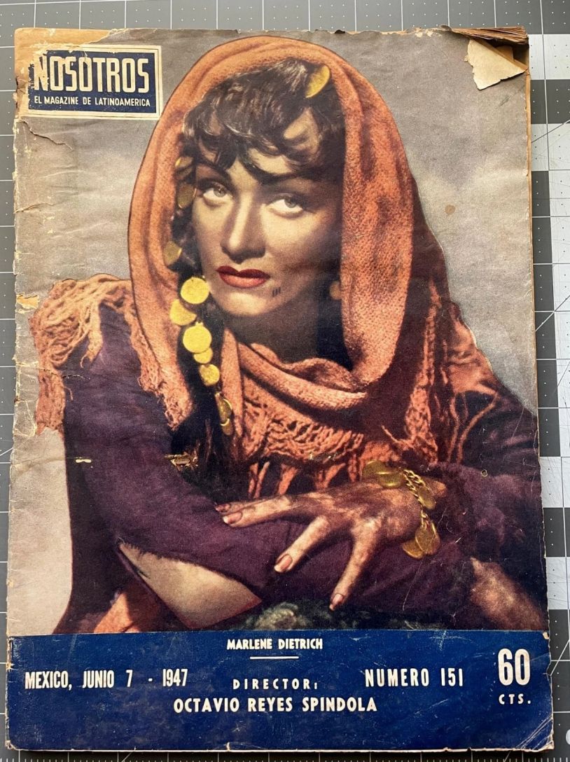 NOSOTROS magazine side cover Issue 151 7 June 1947