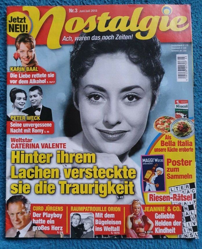 NOSTALGIE magazine side cover Issue 3  June/July 2018
