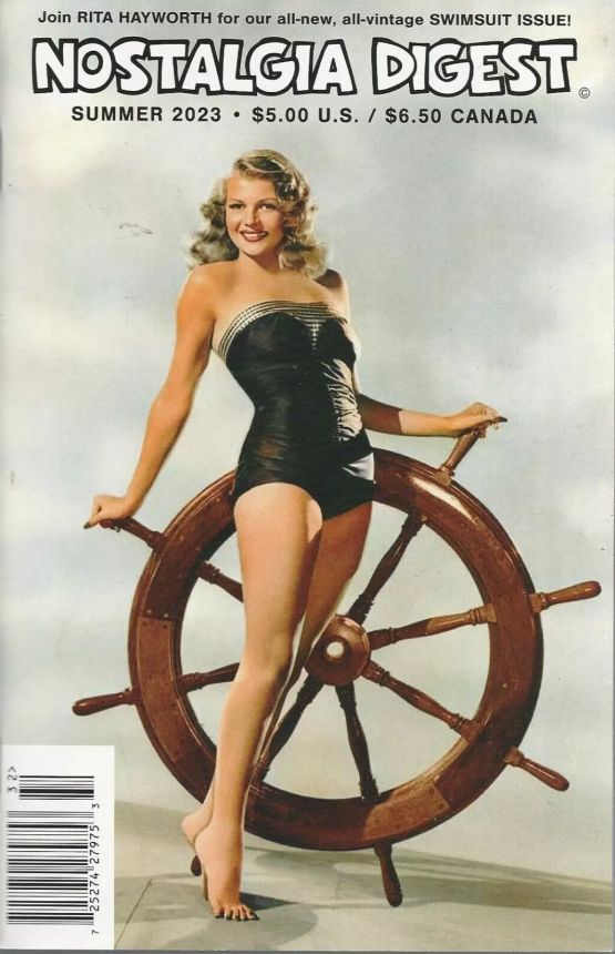 NOSTALGIA DIGEST magazine side cover Summer 2023