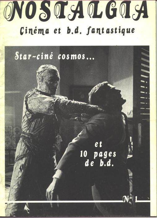 NOSTALGIA magazine side cover Issue 1 June 1982